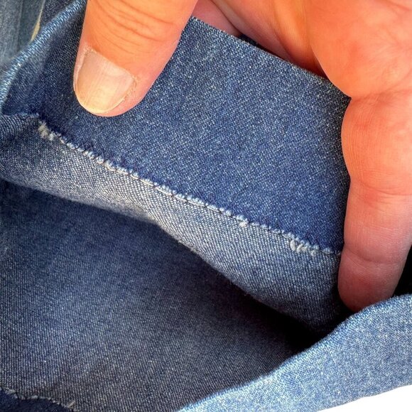 Calvin Klein Vintage 70s 80s Womens High-Waisted Blue Denim Straight Leg Jeans - Picture 5 of 8